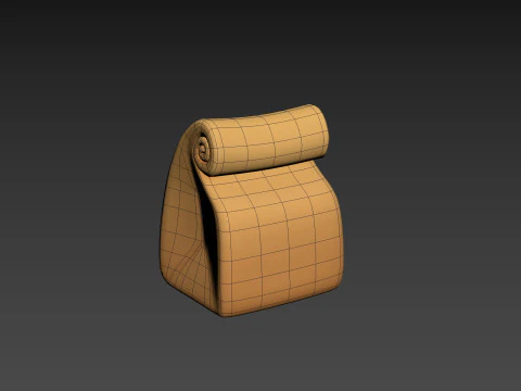 Prop308 Paper Bag 3D Model
