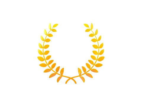 Prop309 Golden Laurel Wreath 3D Модель