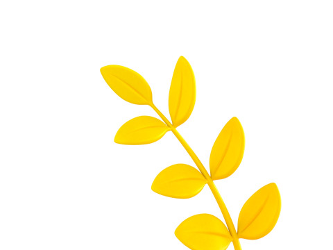 Prop309 Golden Laurel Wreath 3D Модель
