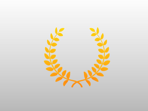 Prop309 Golden Laurel Wreath 3D Модель