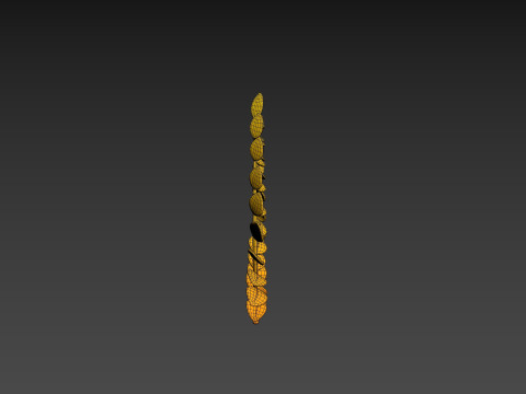 Prop309 Golden Laurel Wreath 3D Модель