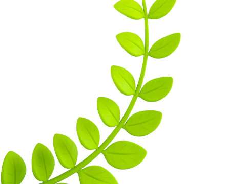 Prop310 Leaves Branch 3D Model