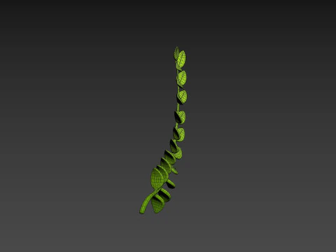 Prop310 Leaves Branch 3D Model