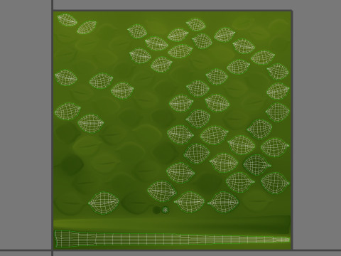 Prop310 Leaves Branch 3D 模型
