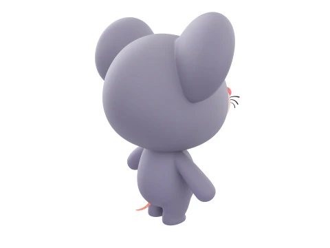 Character324 Rigged Mouse 3D Model