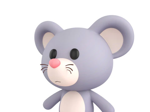 Character324 Rigged Mouse 3D Model