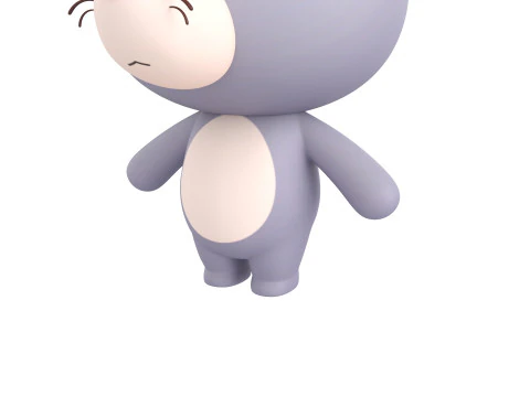 Character324 Rigged Mouse 3D Model