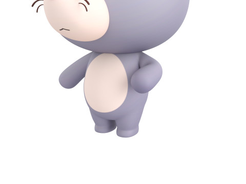 Character324 Rigged Mouse 3Dモデル