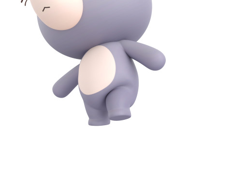 Character324 Rigged Mouse 3Dモデル