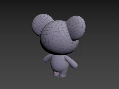 Character324 Rigged Mouse 3Dモデル