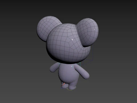 Character324 Rigged Mouse 3D Model