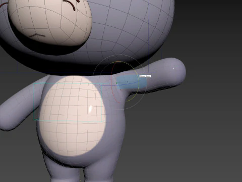 Character324 Rigged Mouse 3D Model