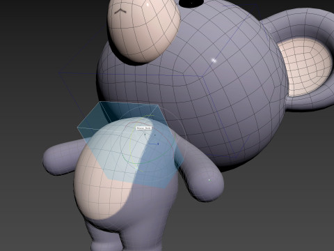 Character324 Rigged Mouse 3Dモデル