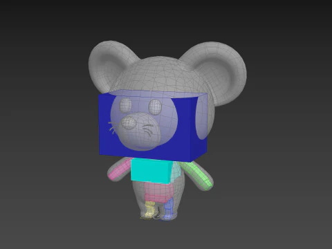 Character324 Rigged Mouse 3D Model