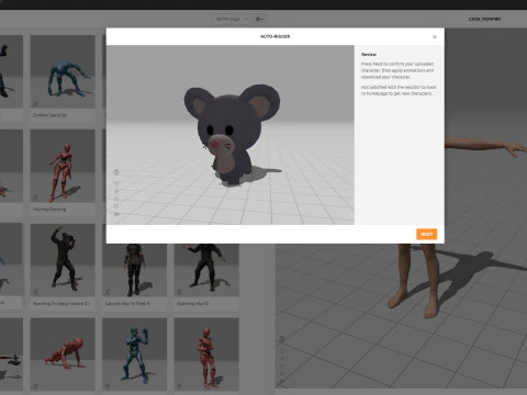 Character324 Rigged Mouse 3D Model