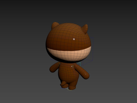 Character325 Rigged Otter 3D Model