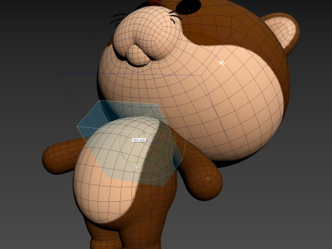 Character325 Rigged Otter 3D Model