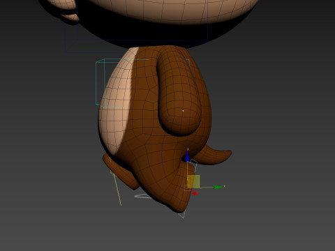 Character325 Rigged Otter 3D Model