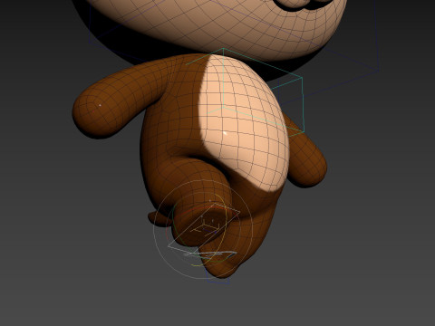 Character325 Rigged Otter 3D Model