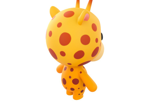Character326 Rigged Giraffe 3D Модель