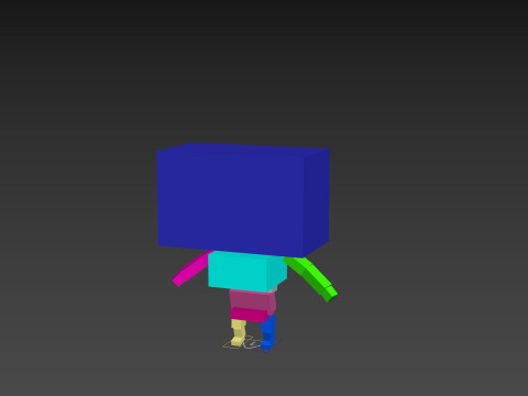 Character326 Rigged Giraffe 3D Модель