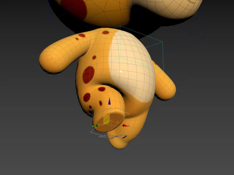 Character326 Rigged Giraffe 3D Model