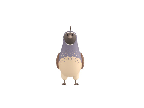 Character327 Quail 3Dモデル