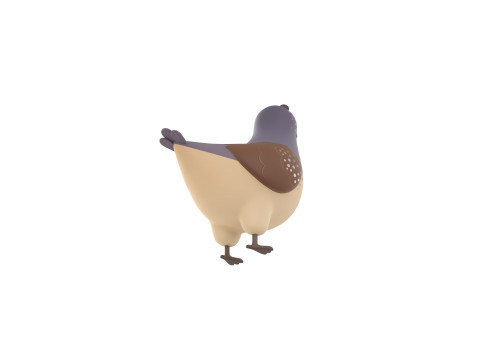 Character327 Quail 3Dモデル