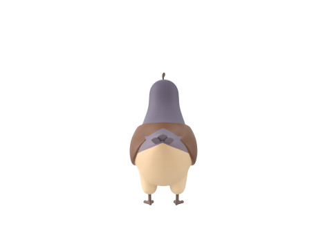 Character327 Quail 3Dモデル
