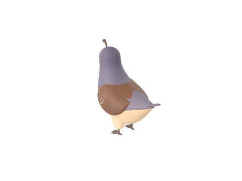 Character327 Quail 3Dモデル