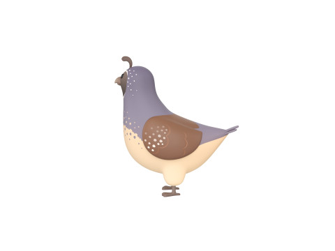 Character327 Quail 3Dモデル