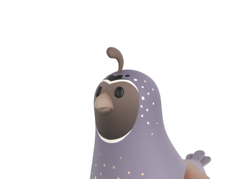 Character327 Quail 3Dモデル