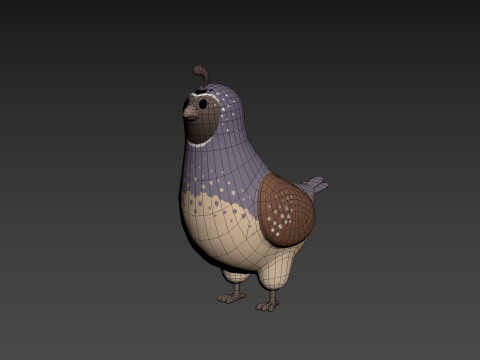 Character327 Quail 3Dモデル
