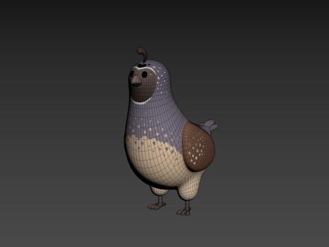 Character327 Quail 3Dモデル