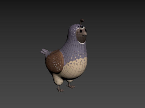 Character327 Quail 3Dモデル