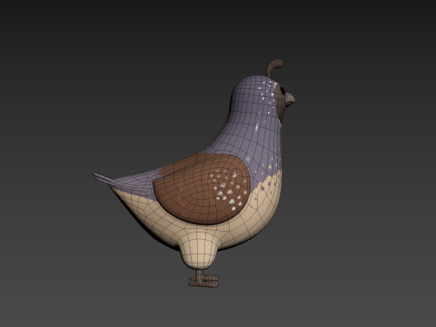Character327 Quail 3Dモデル