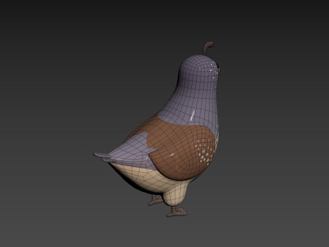 Character327 Quail 3Dモデル