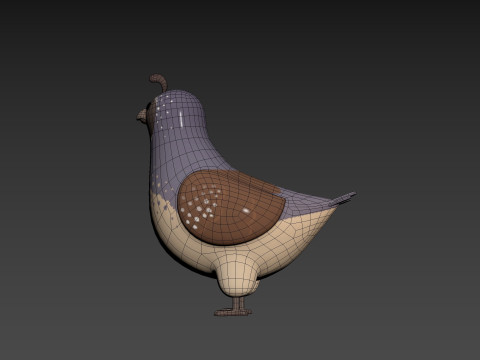 Character327 Quail 3Dモデル