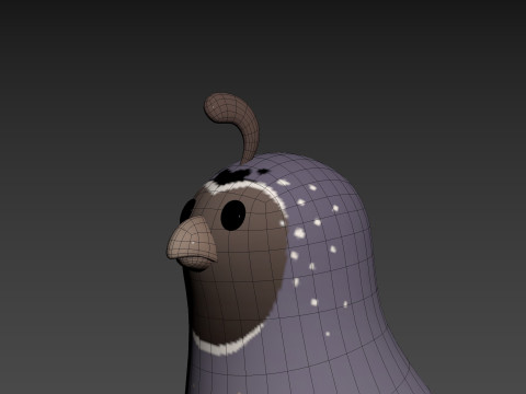 Character327 Quail 3Dモデル