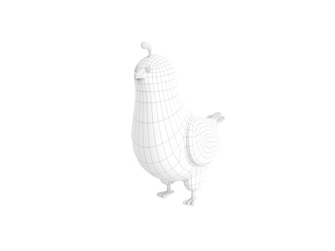 Character327 Quail 3Dモデル