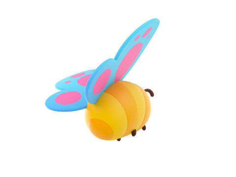 Character328 Butterfly Modelo 3D