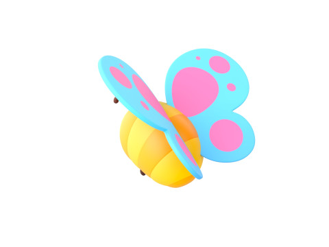 Character328 Butterfly Modelo 3D