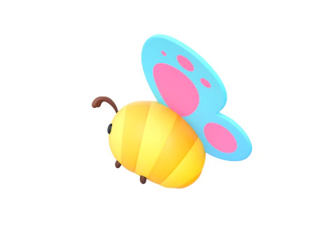 Character328 Butterfly 3D Model