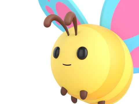 Character328 Butterfly 3D Model