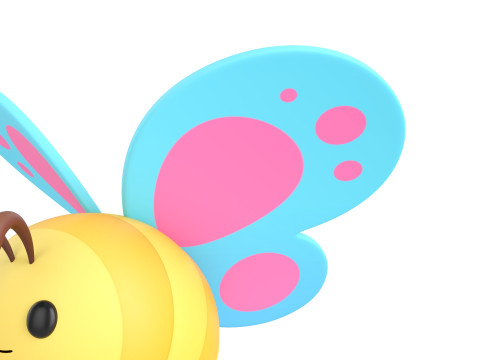 Character328 Butterfly Modelo 3D