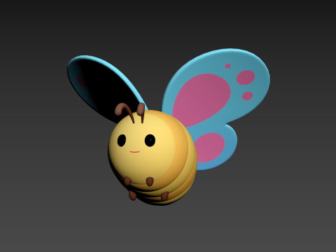 Character328 Butterfly Modelo 3D
