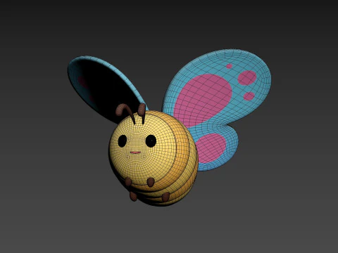 Character328 Butterfly 3D Model