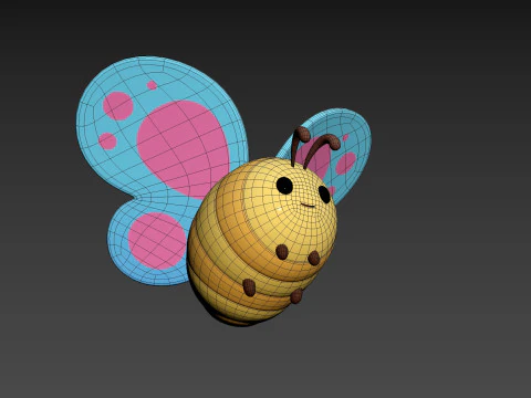 Character328 Butterfly 3D Model