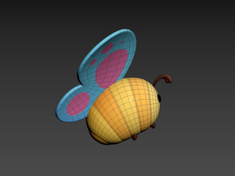 Character328 Butterfly Modelo 3D
