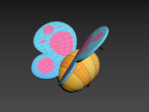 Character328 Butterfly Modelo 3D